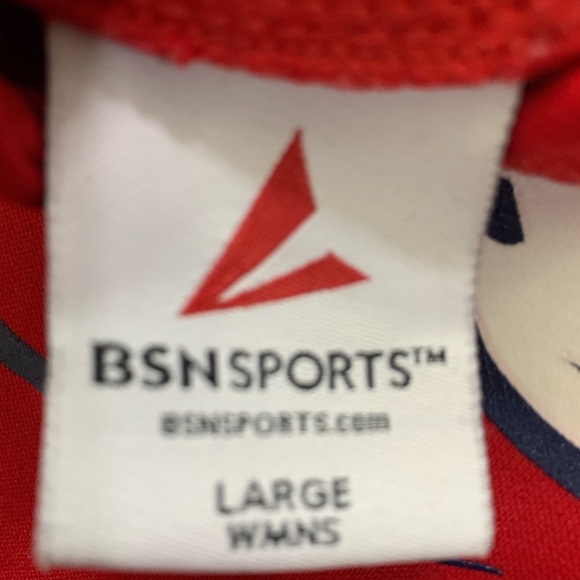 Red Women's Sweatshirt - Picture 7 of 7